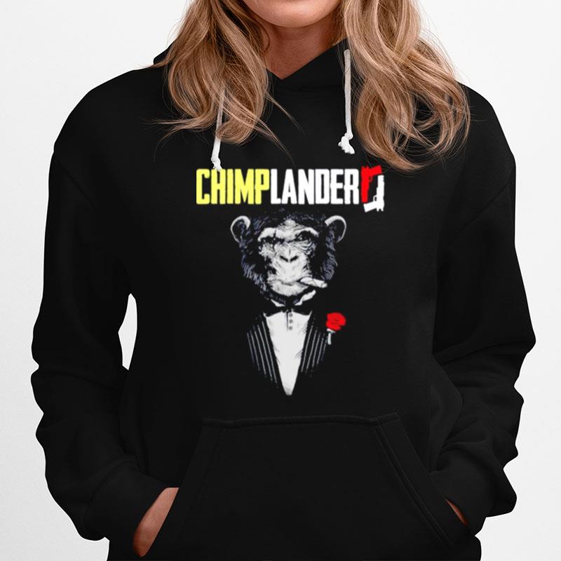 Monkey Smoking Cigar Chimplander Hoodie