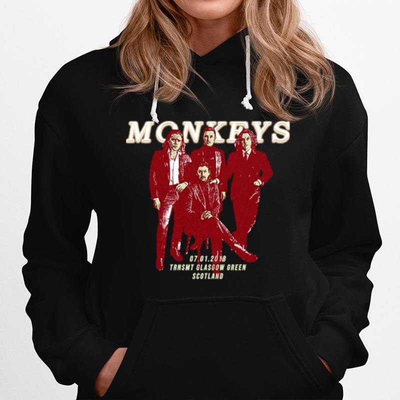 Monkeys Live Trnsmt Glasgow Green Scotland Hoodie