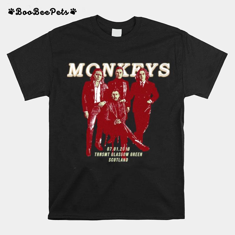 Monkeys Live Trnsmt Glasgow Green Scotland T-Shirt