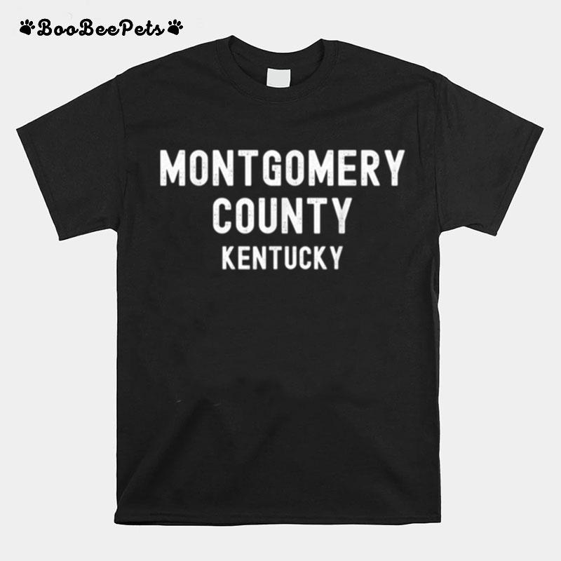 Montgomery County Kentucky Usa T-Shirt