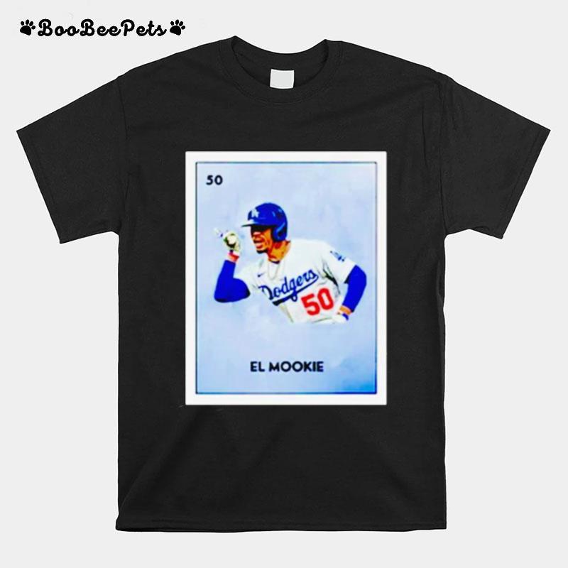 Mookie Betts Mexican Loteria T-Shirt