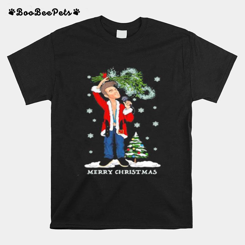 Morrissey Santa Merry Christmas Tree T-Shirt