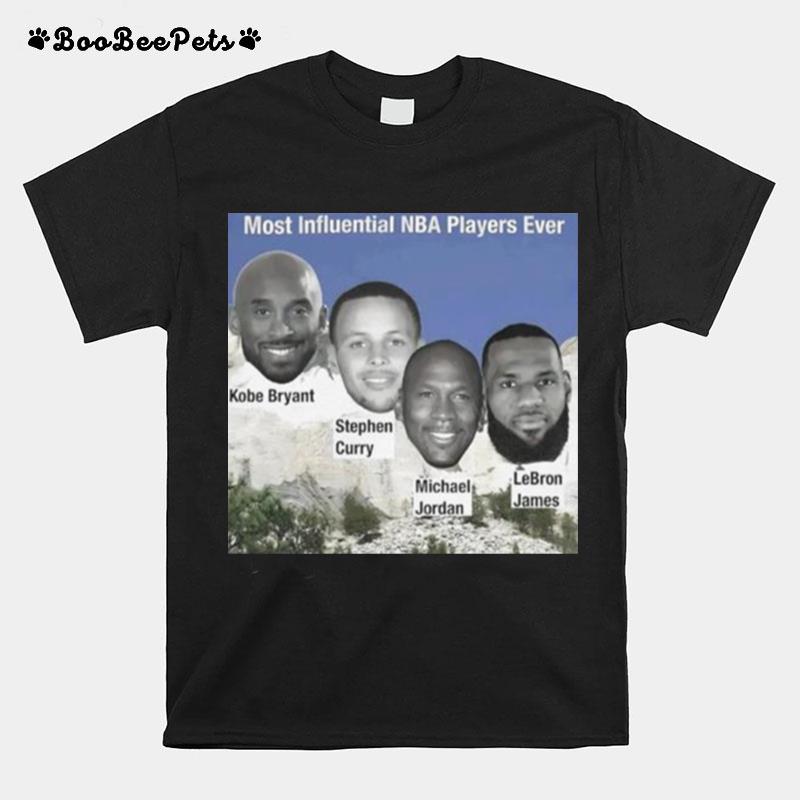 Most Influential Nba Players Ever T-Shirt