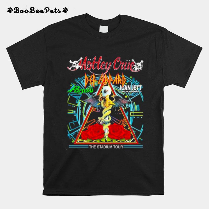 Motley Crue Def Leppard Poison The Stadium Tour T-Shirt