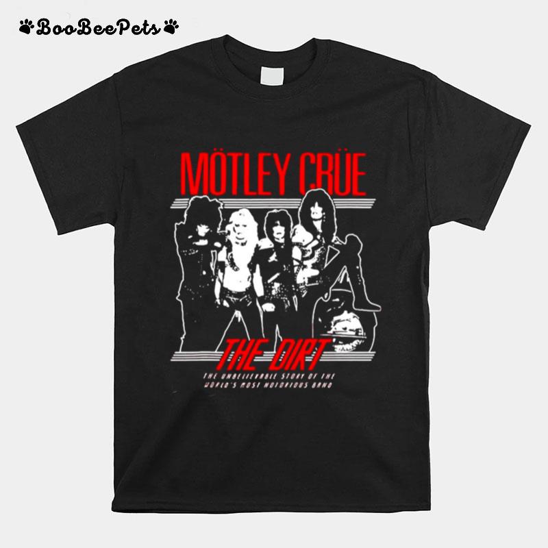 Motley Crue The Dirt Rock Vintage T-Shirt