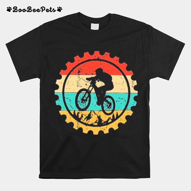 Mountain Biking Gear Retro Vintage T-Shirt