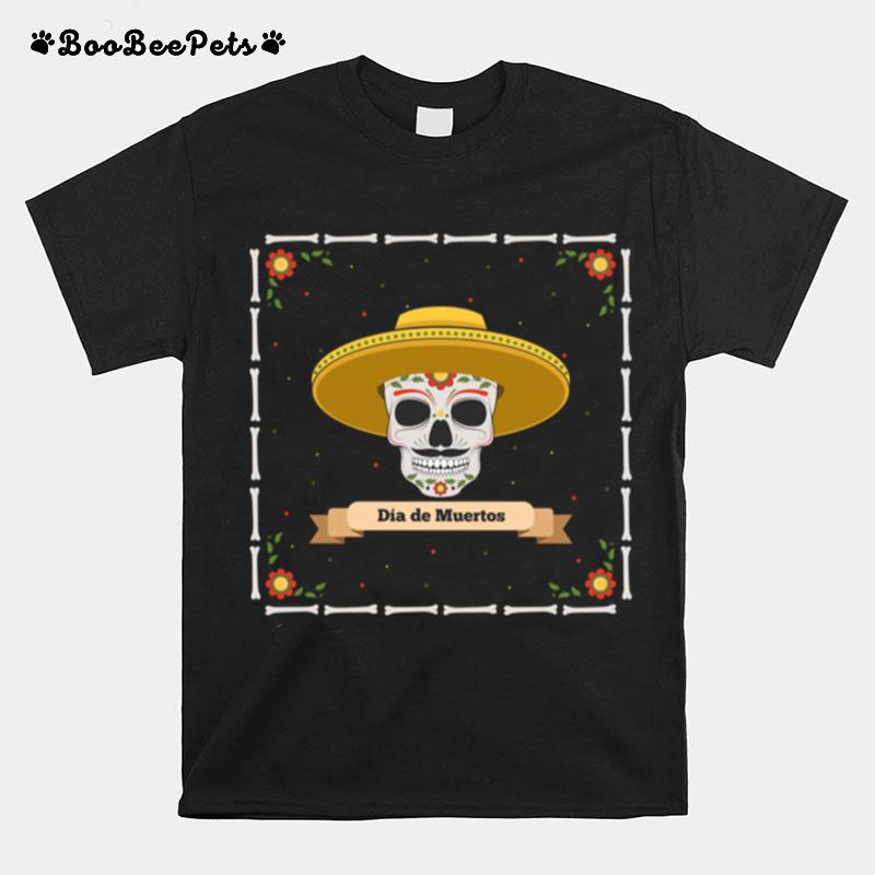 Muertos Sugar Skull Mexican T-Shirt