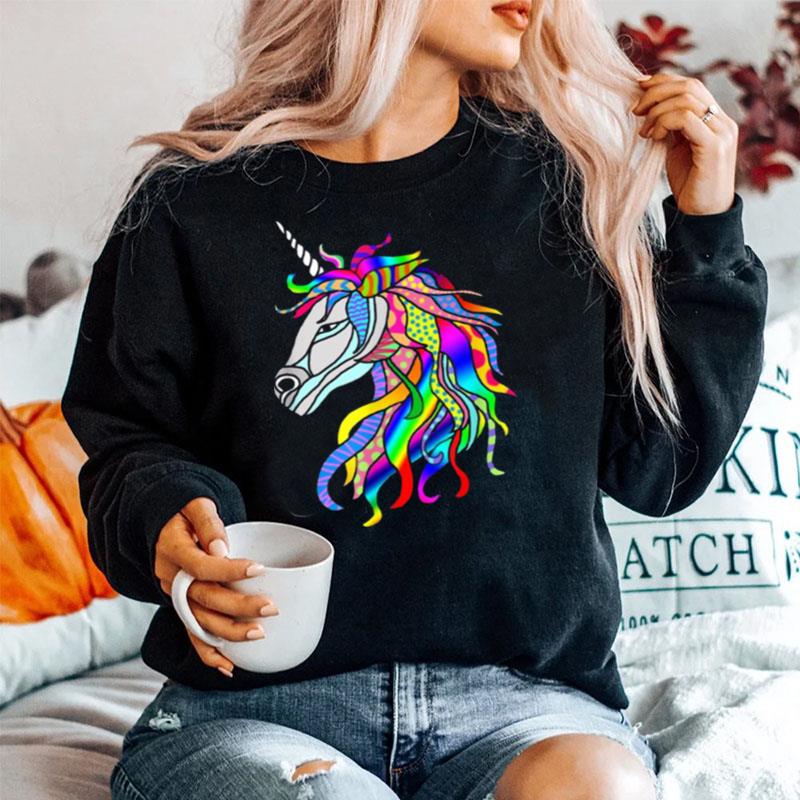 Multicolor Fantastic Unicorn Sweater