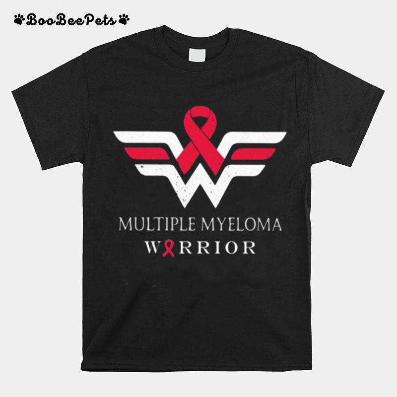 Multiple Myeloma Warrior Wonder Woman Logo T-Shirt