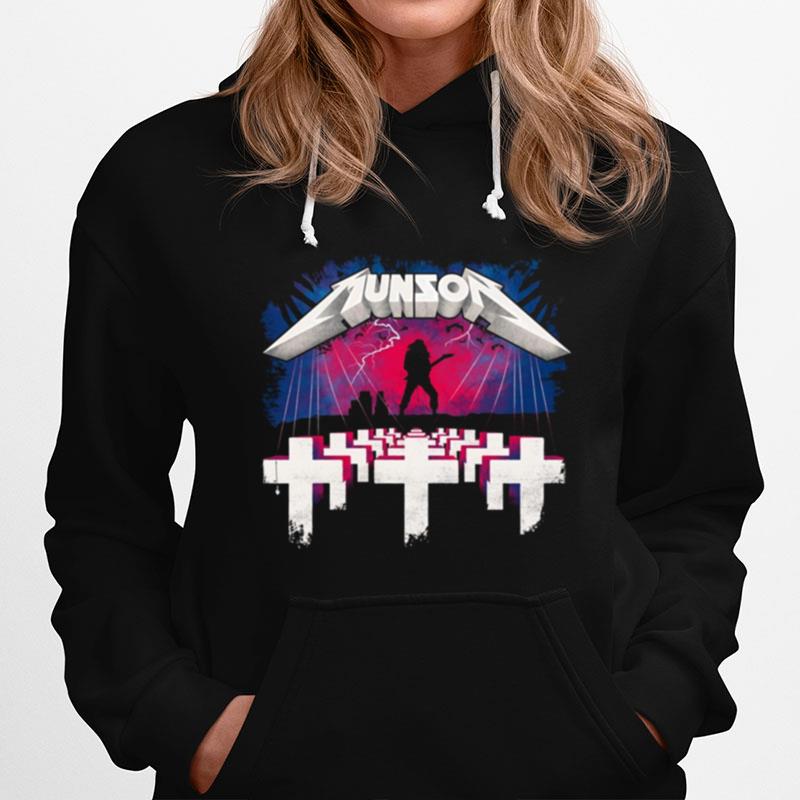 Munson Rock Metal Stranger Things Artwork Hoodie