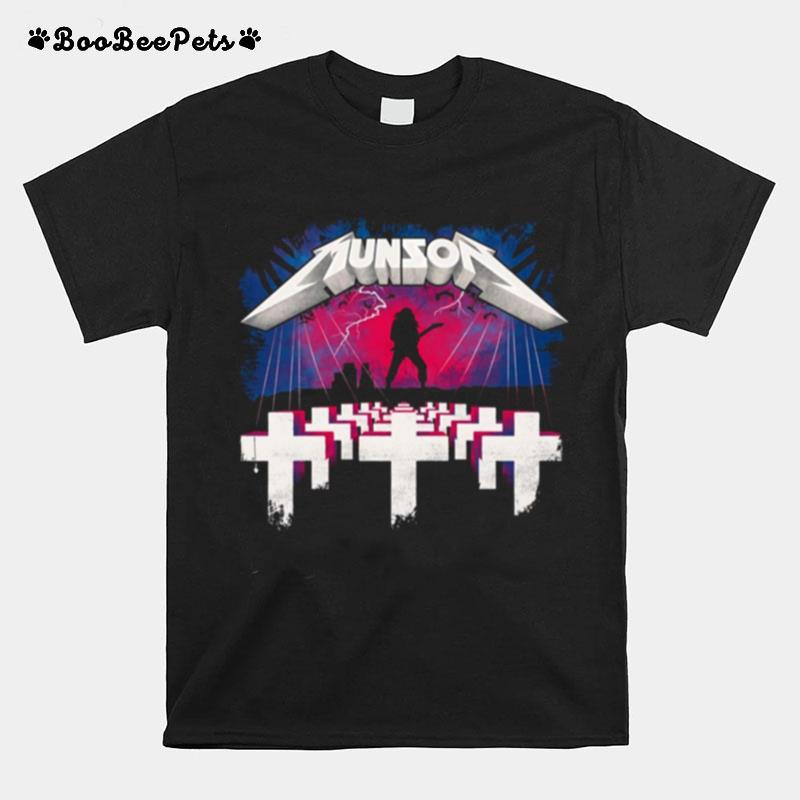 Munson Rock Metal Stranger Things Artwork T-Shirt