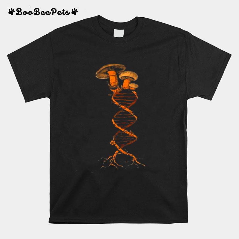 Mushrooms Tree Dna T-Shirt