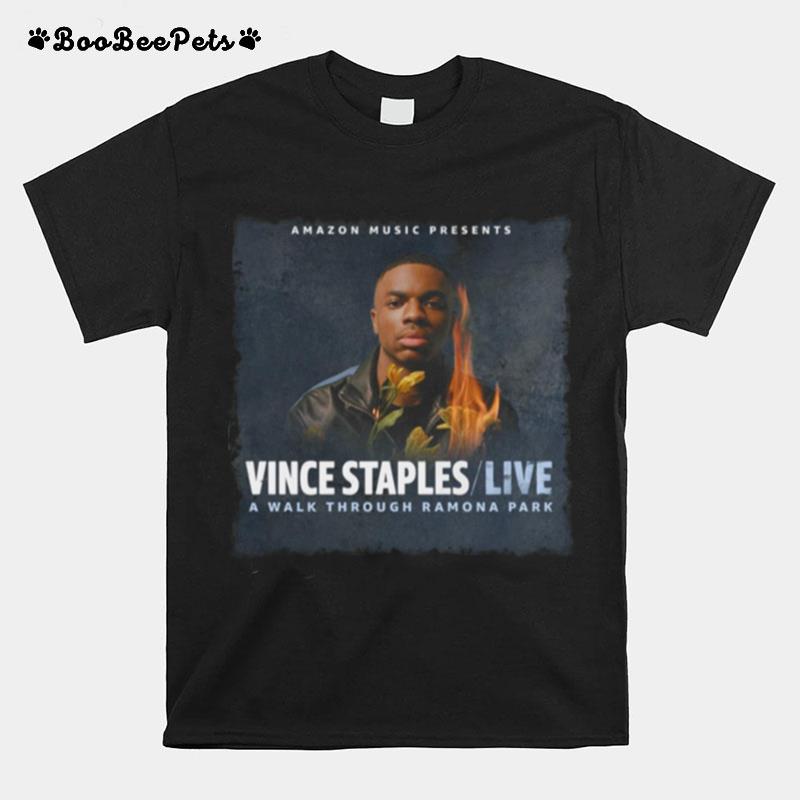 Music Presents Vince Staples Live A Walk Through Ramona Park T-Shirt