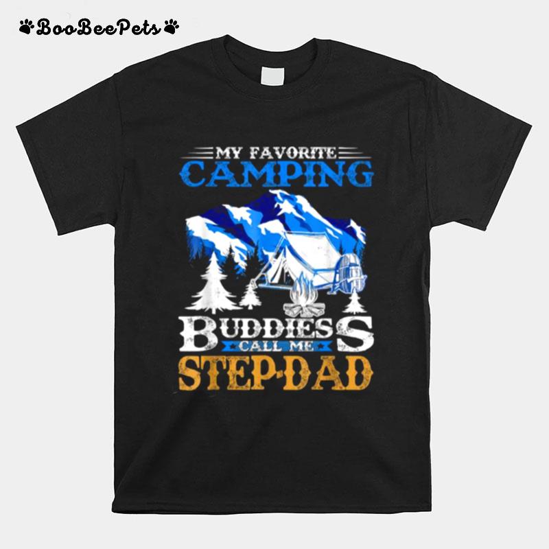 My Favorite Camping Buddies Call Me Pappy Mountain T-Shirt