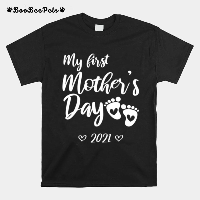 My First Mothers Day Pregnant Announcement Mom T-Shirt