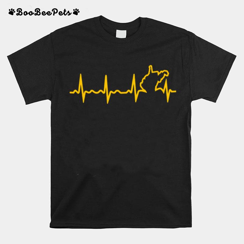 My Heart Beats For West Virginia T-Shirt