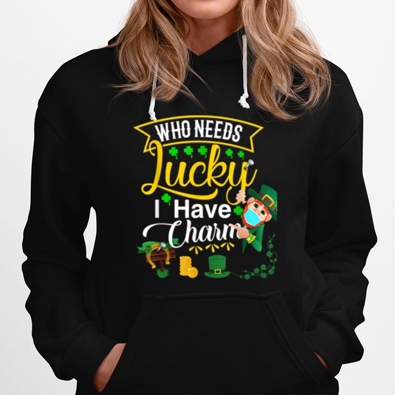 My Lucky Charm St Patricks Day Matching Couple Shamrock Hoodie