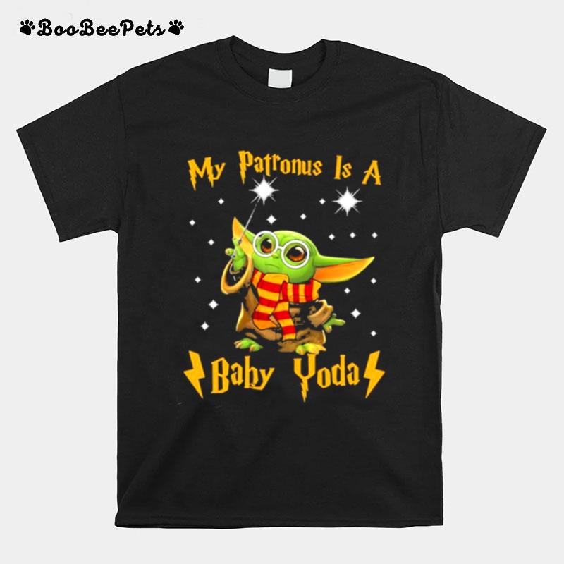 My Patronus Is A Baby Yoda Merry Christmas T-Shirt