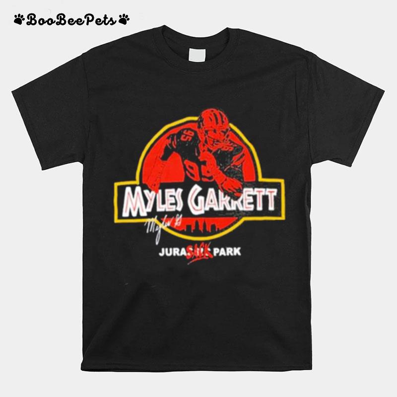 Myles Garrett Jurassic Park Sack T-Shirt