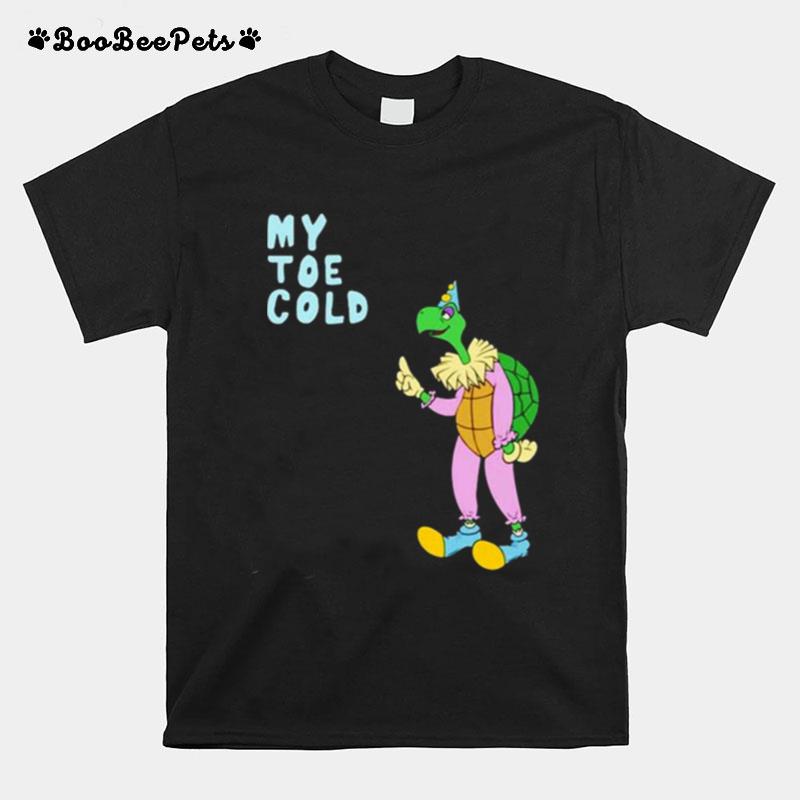 Mytoecold Party Hat Turtle T-Shirt