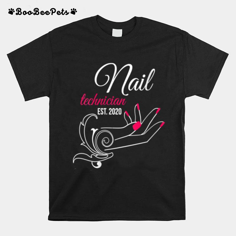 Nail Technician Diploma Nail Tech Certification Sshirt T-Shirt