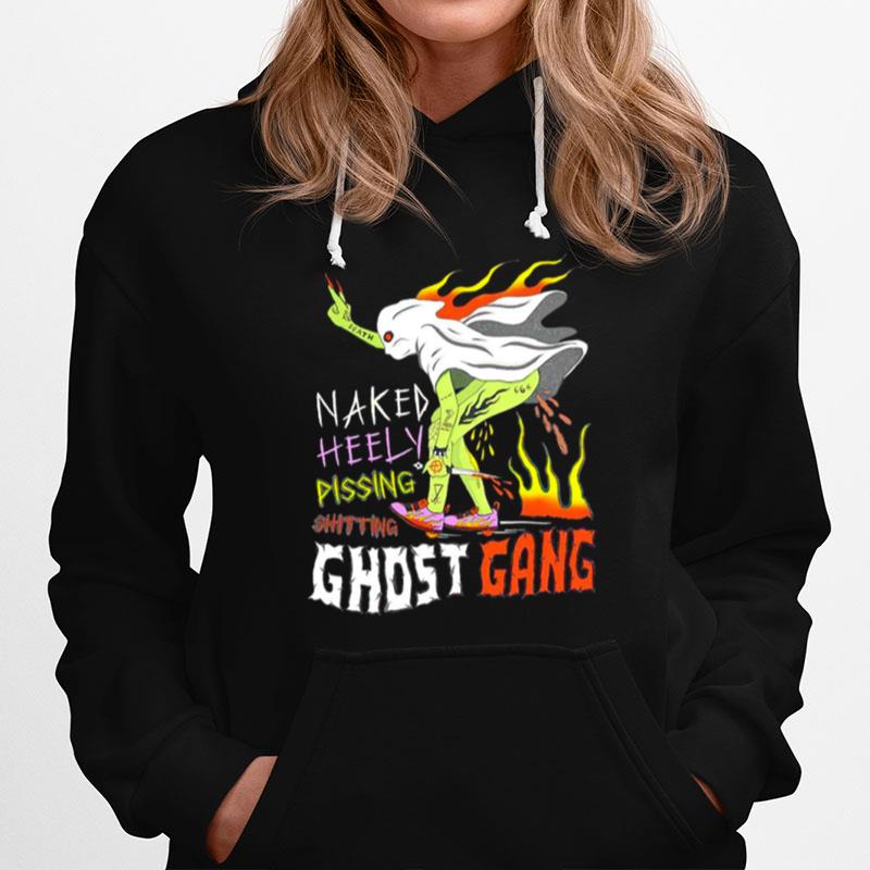 Naked Heely Dissing Shitting Ghost Gang Hoodie