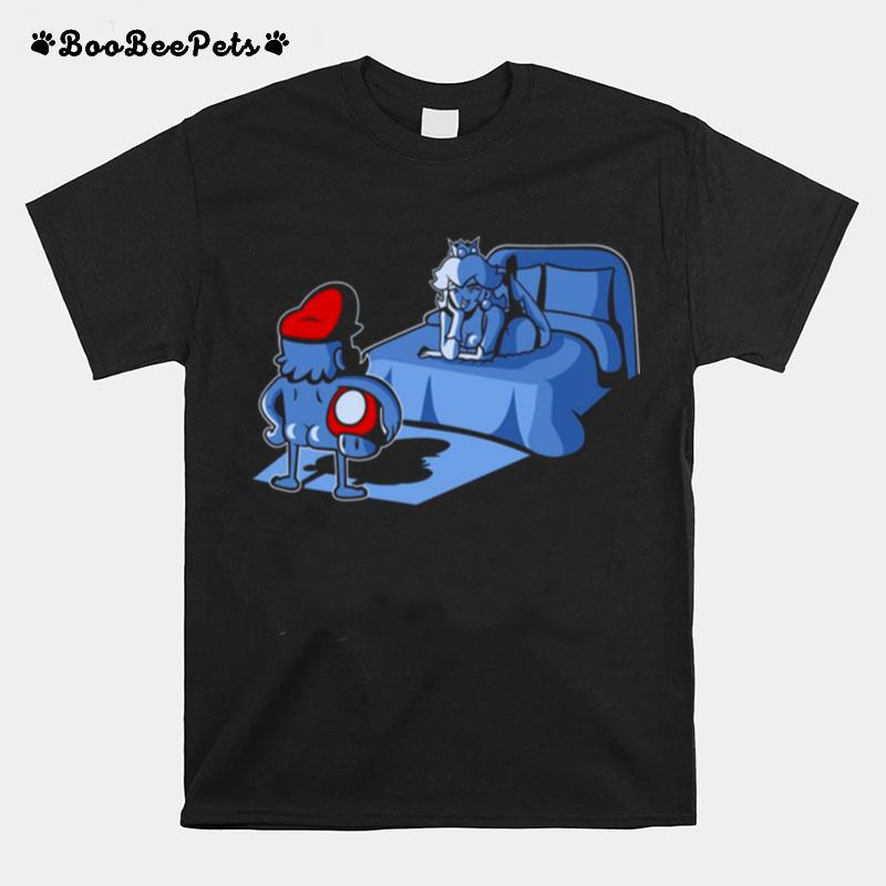 Naked Plumber Video Game Sex Shrooms Rare T-Shirt