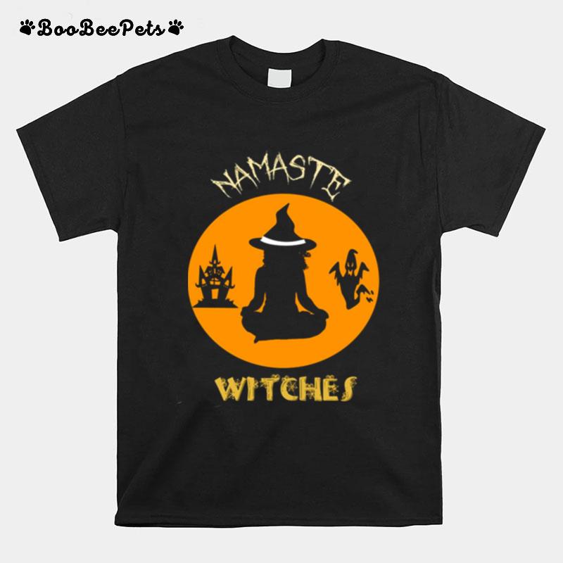 Namaste Witches Funny Halloween Fabulous Halloween Horror Nightss T-Shirt