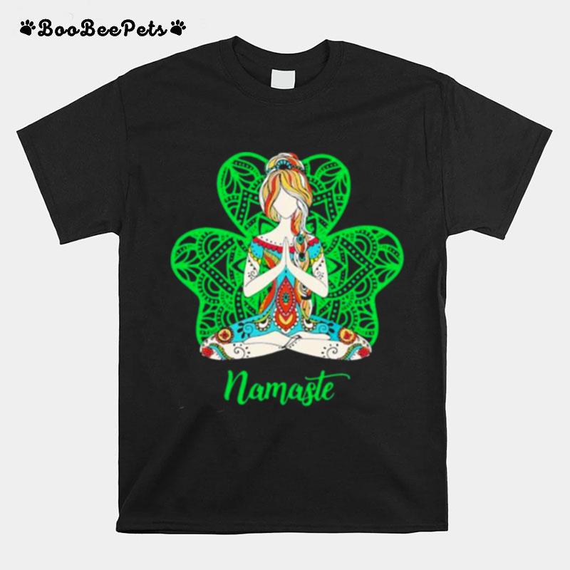 Namaste Yoda Ladies Patricks Day T-Shirt