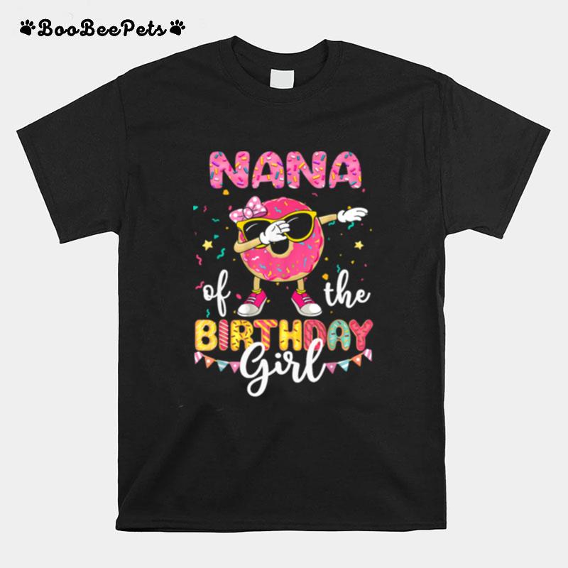 Nana Of The Birthday Girl Donut Party T-Shirt