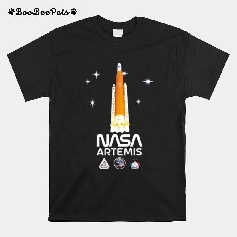 Nasa Artemis Rocket Launch T-Shirt