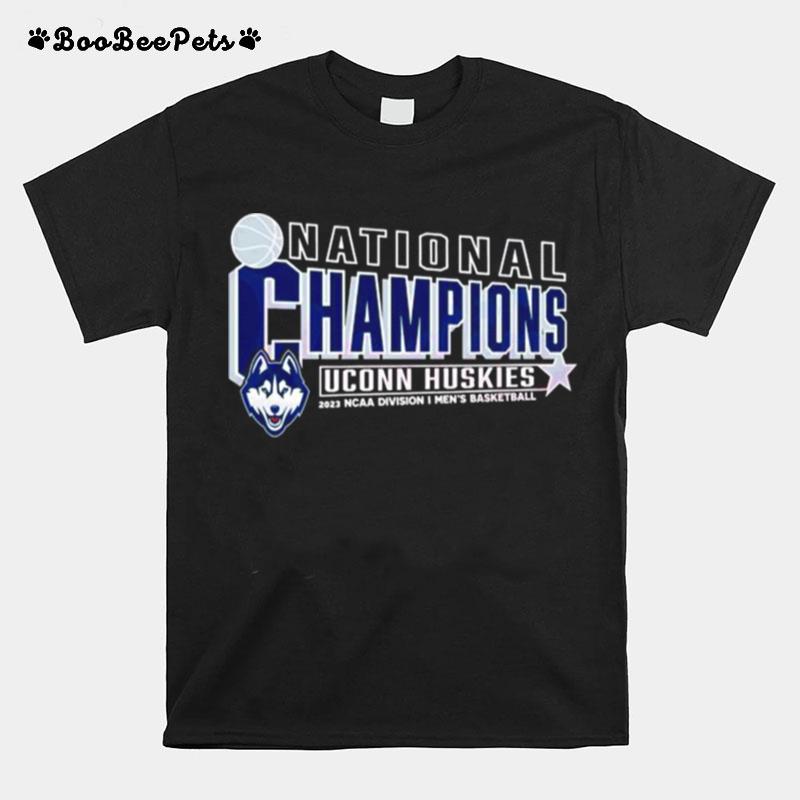 National Champions Unconn Huskies 2023 Ncaa Mens Basketball T-Shirt