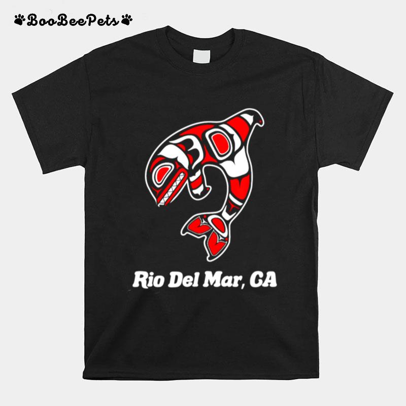 Native American Rio Del Mar Ca Tribal Orca Killer Whale T-Shirt