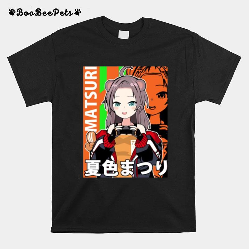 Natsuiro Matsuri With Jacket Hololive T-Shirt