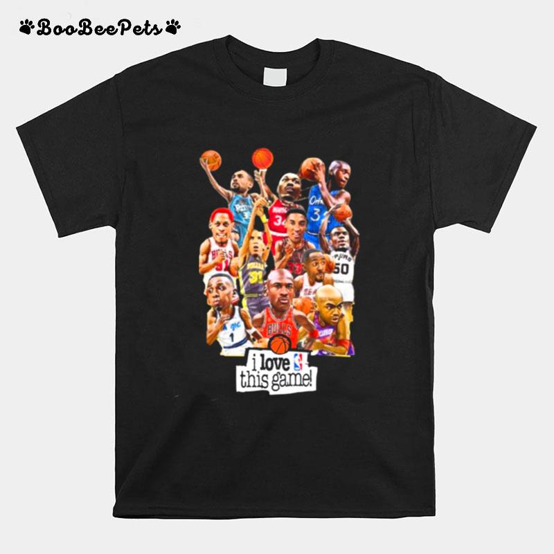 Nba 90S Cartoon Jordan Barkley Dream Team T-Shirt