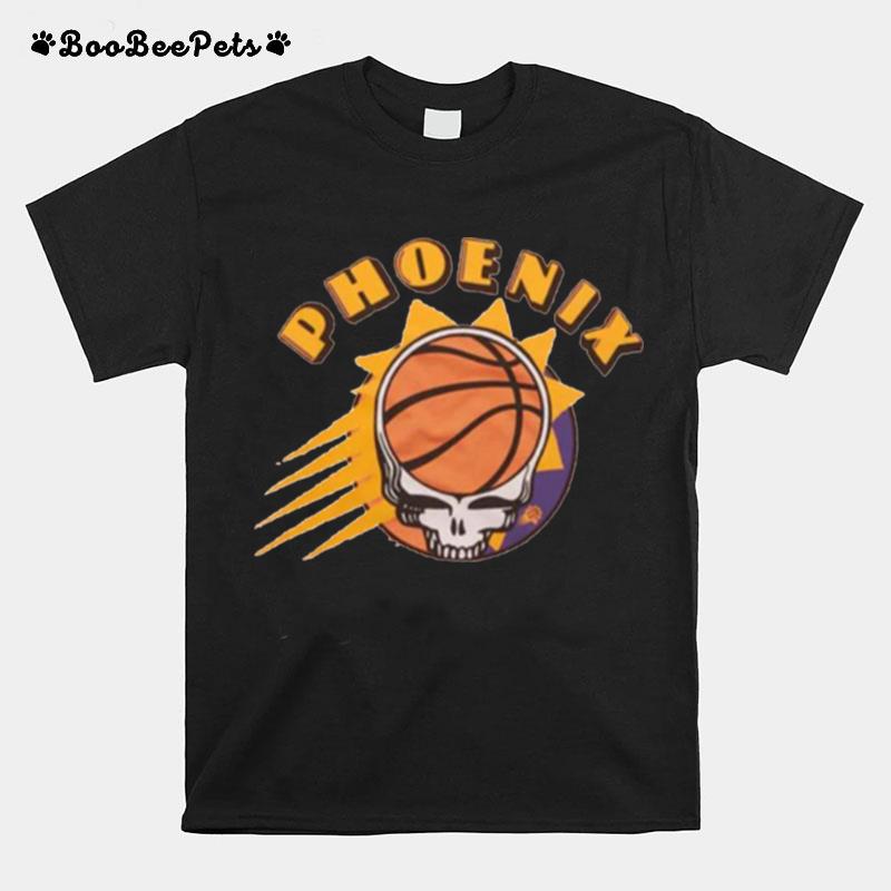 Nba X Grateful Dead X Phoenix Suns Skull T-Shirt