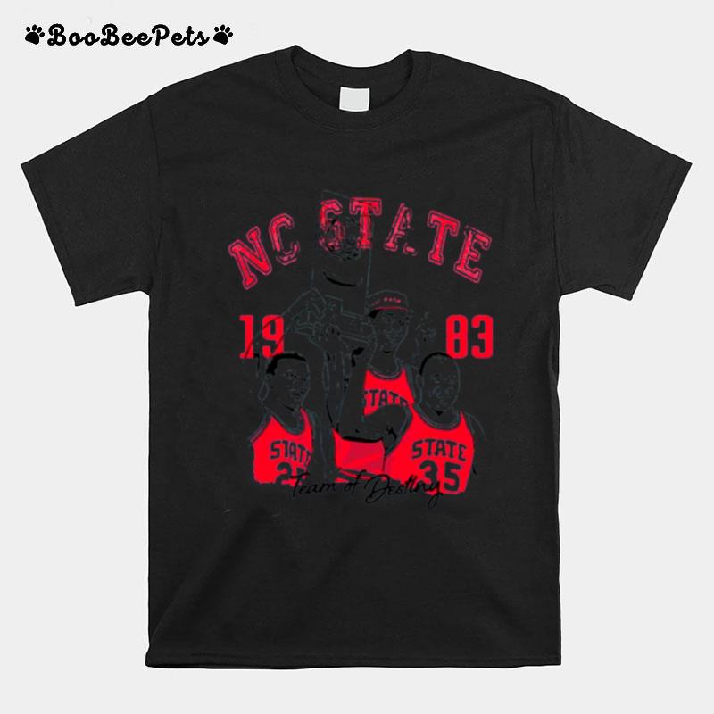 Nc State Champs 1983 Team Of Destiny T-Shirt