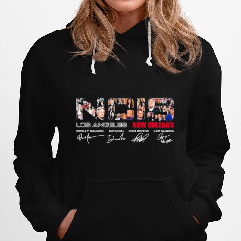 Ncis Los Angeles And New York Orleans Signature Hoodie