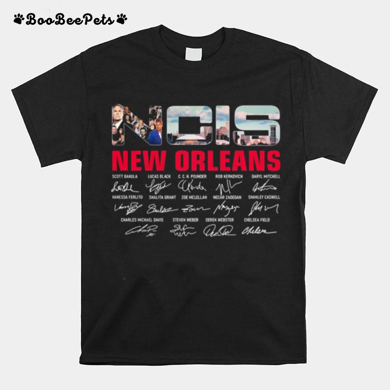 Ncis New Orleans Movie Signatures Thank You For The Memories T-Shirt