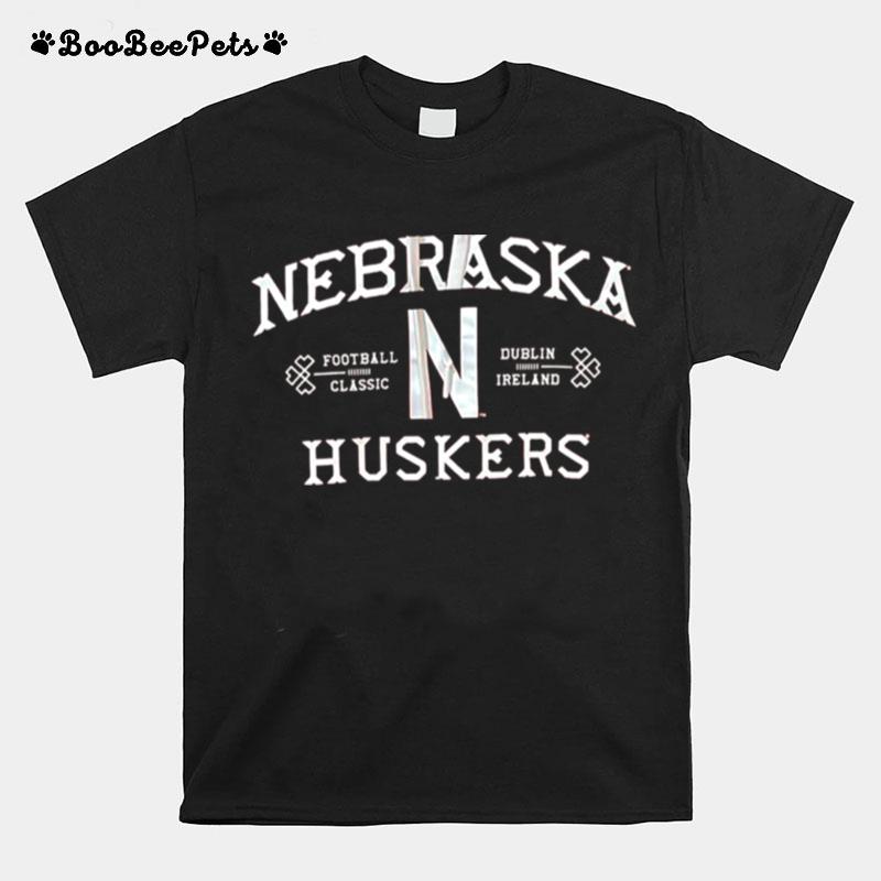 Nebraska Football Classic Dublin Ireland Huskers T-Shirt
