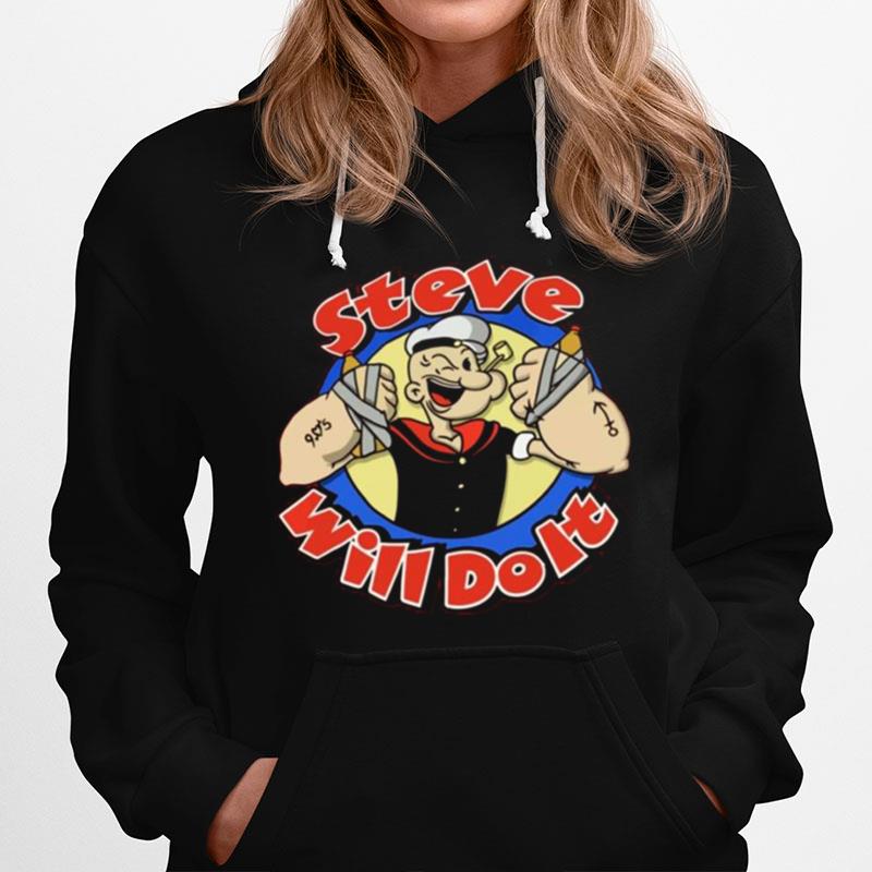 Nelk Boys Red Stevewilldoit Cartoon Hoodie