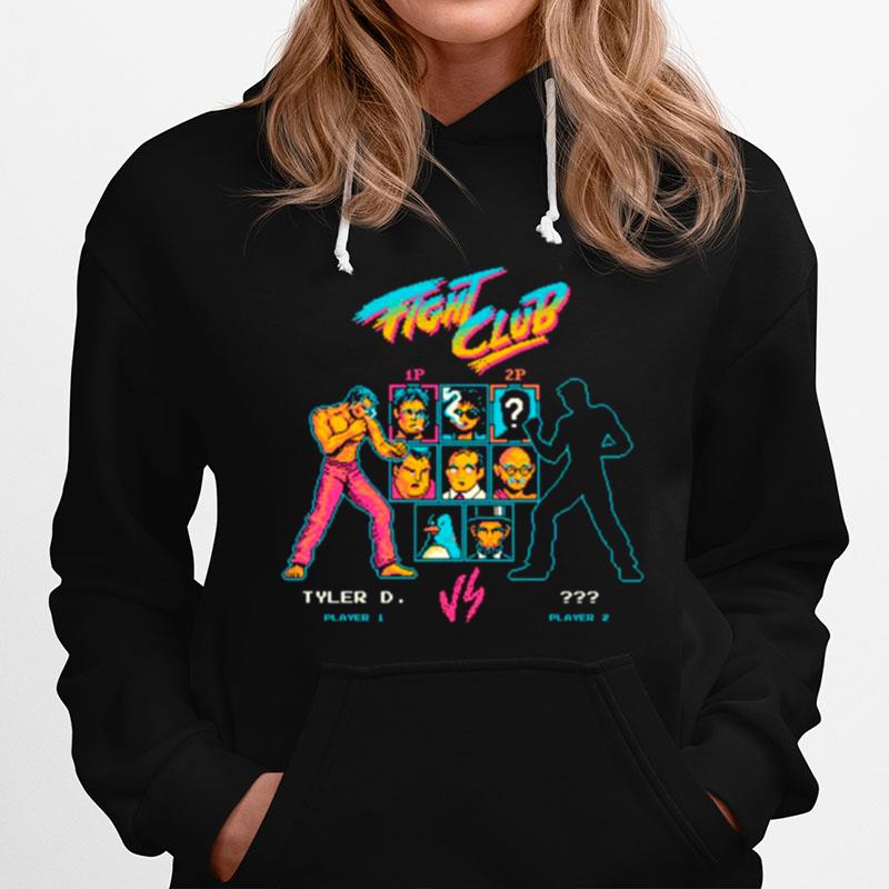 Neon Design Fight Club Movie Hoodie