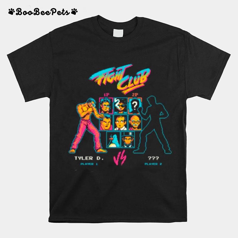 Neon Design Fight Club Movie T-Shirt