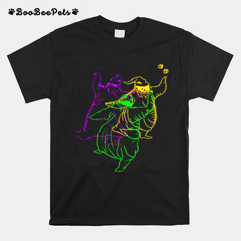 Neon Design Oogie Boogie Halloween T-Shirt