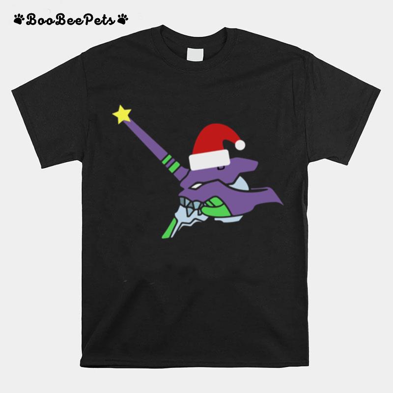 Neon Genesis Evangelion Eva 01 Christmas Mood T-Shirt