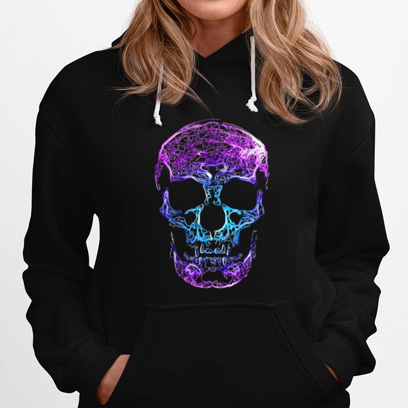 Neon Skull Halloween Hoodie