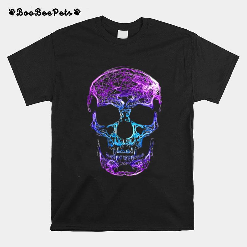 Neon Skull Halloween T-Shirt