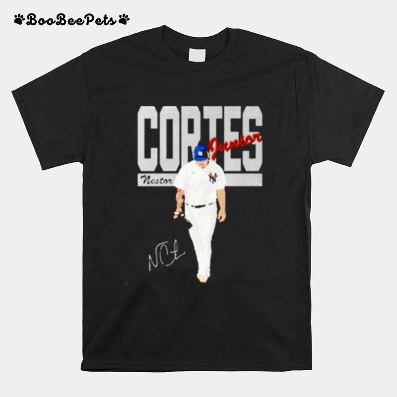 Nestor Cortes Jr New York Yankees Signature T-Shirt