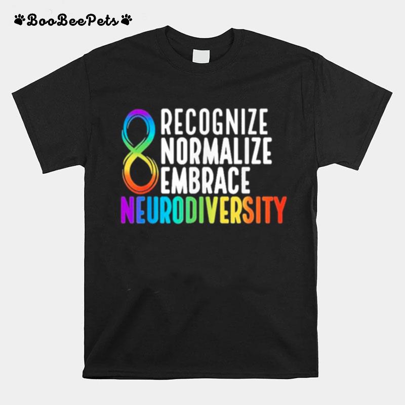 Neurodiversity Rainbow Infinity T-Shirt