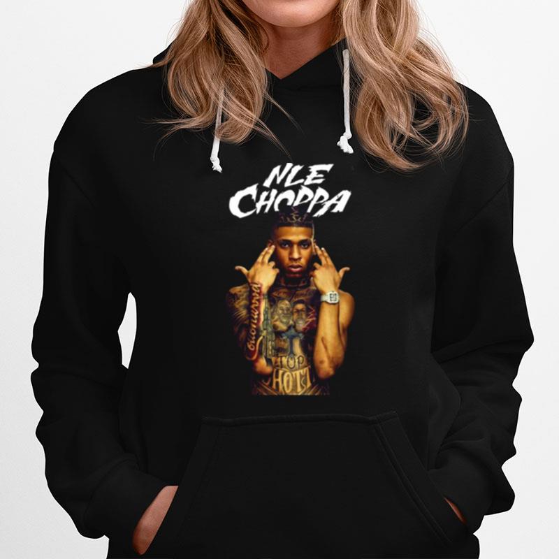 New Song Illustration Hip Hop Rap Nle Choppa Hoodie